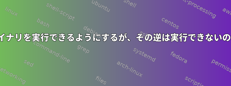 BSDがLinuxバイナリを実行できるようにするが、その逆は実行できないのはなぜですか？