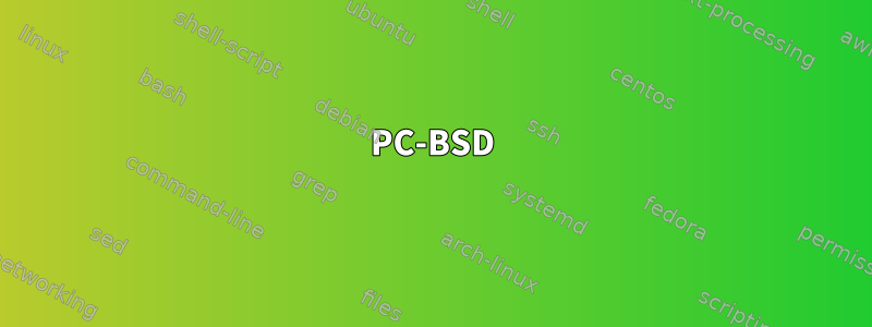 PC-BSD