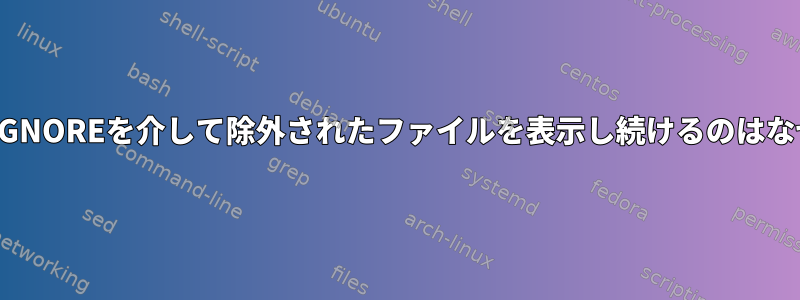 lsがGLOBIGNOREを介して除外されたファイルを表示し続けるのはなぜですか？