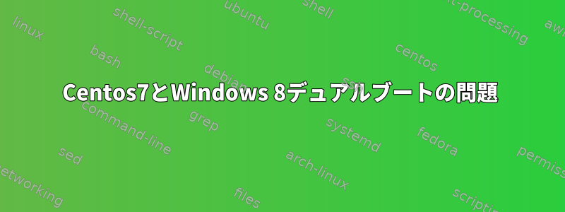 Centos7とWindows 8デュアルブートの問題