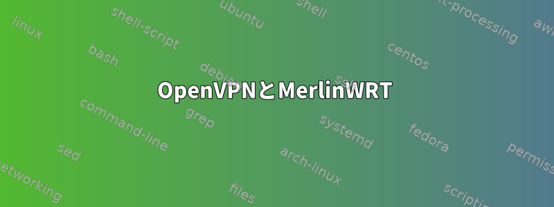 OpenVPNとMerlinWRT