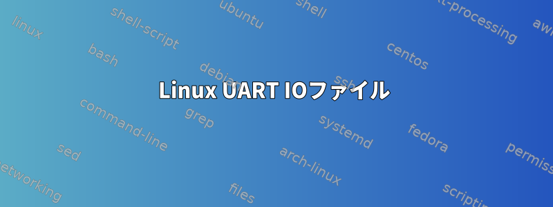 Linux UART IOファイル