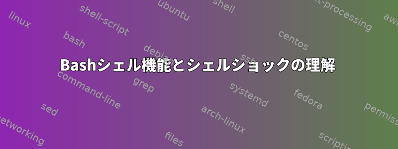 Bashシェル機能とシェルショックの理解