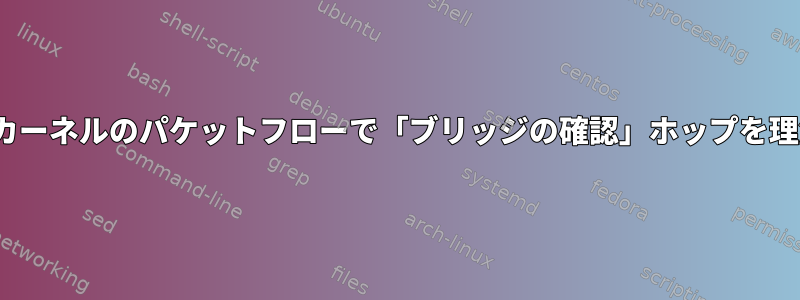 Linuxカーネルのパケットフローで「ブリッジの確認」ホップを理解する