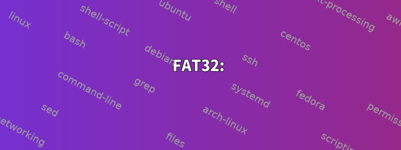 FAT32: