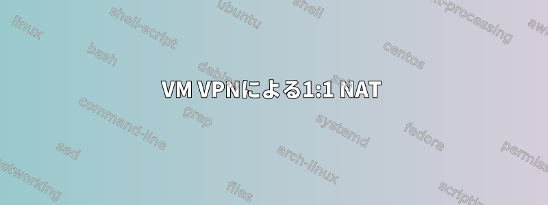 VM VPNによる1:1 NAT