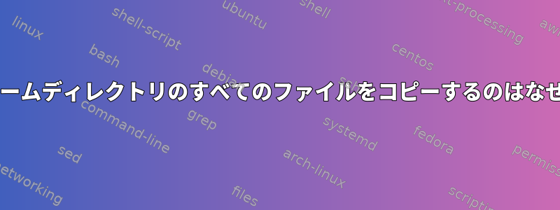 Wineがホームディレクトリのすべてのファイルをコピーするのはなぜですか？