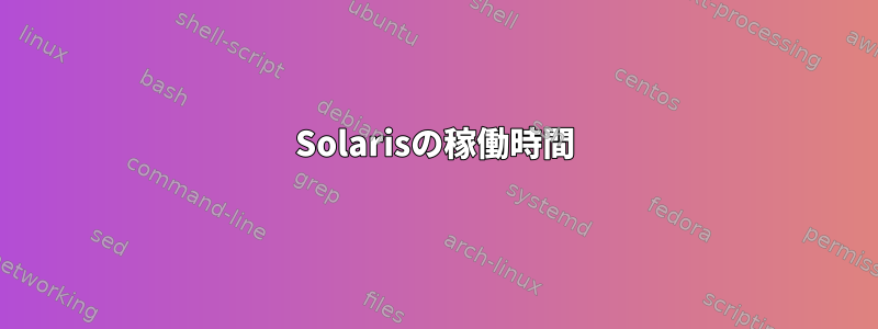 Solarisの稼働時間