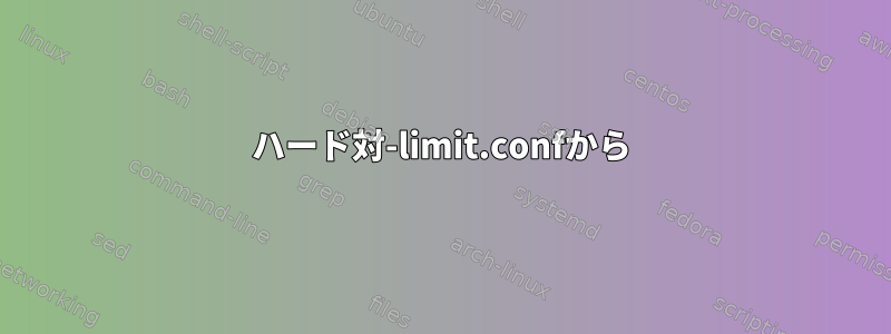 ハード対-limit.confから