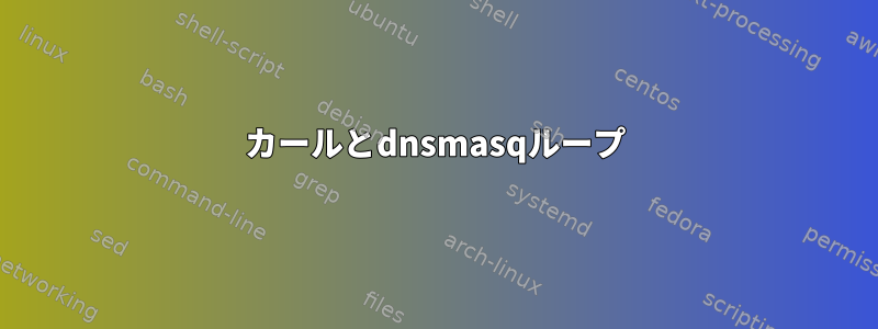 カールとdnsmasqループ