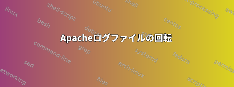 Apacheログファイルの回転