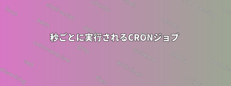 130秒ごとに実行されるCRONジョブ