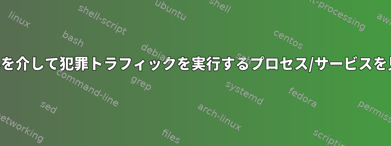 ポート11413を介して犯罪トラフィックを実行するプロセス/サービスを見つける方法