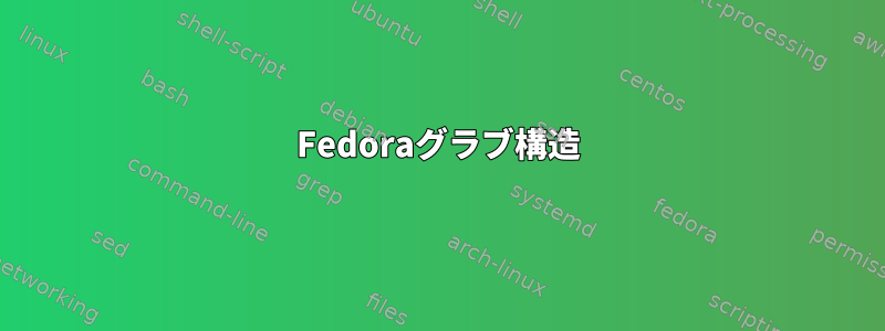 Fedoraグラブ構造