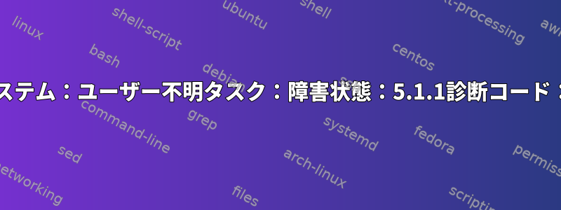 メールシステム：ユーザー不明タスク：障害状態：5.1.1診断コード：x-unix;